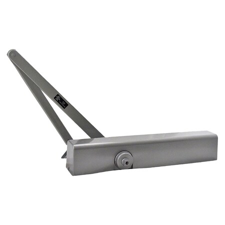 Falcon Medium Duty Surface Door Closer with Regular Arm with Parallel Arm Bracket Aluminum Finish SC81ARWPA689